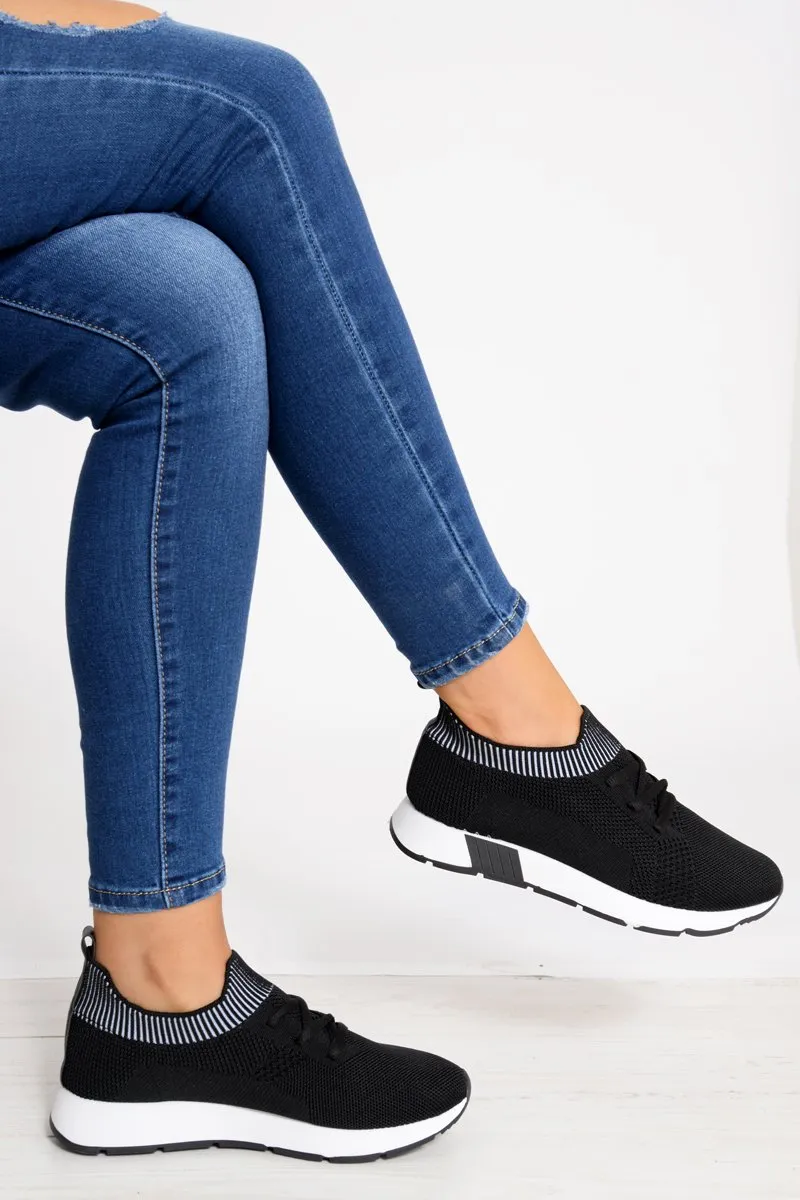 - Lace While supplies last Up Trainers Beulah Black Mesh Free gift with purchase Stretch