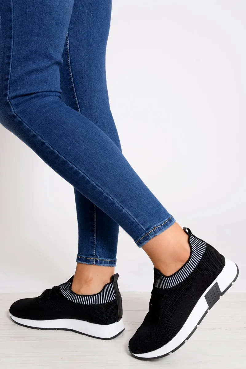 - Lace While supplies last Up Trainers Beulah Black Mesh Free gift with purchase Stretch