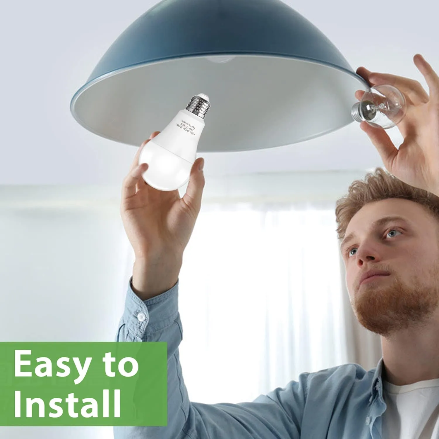 150-200W Equivalent 23W LED Bulb, A21 LED Super Bright Light Bulb, 2500 Lumens, Daylight White 5000K for Home, Office, Store, Garage, Warehouse, Garden, Commercial Lighting
