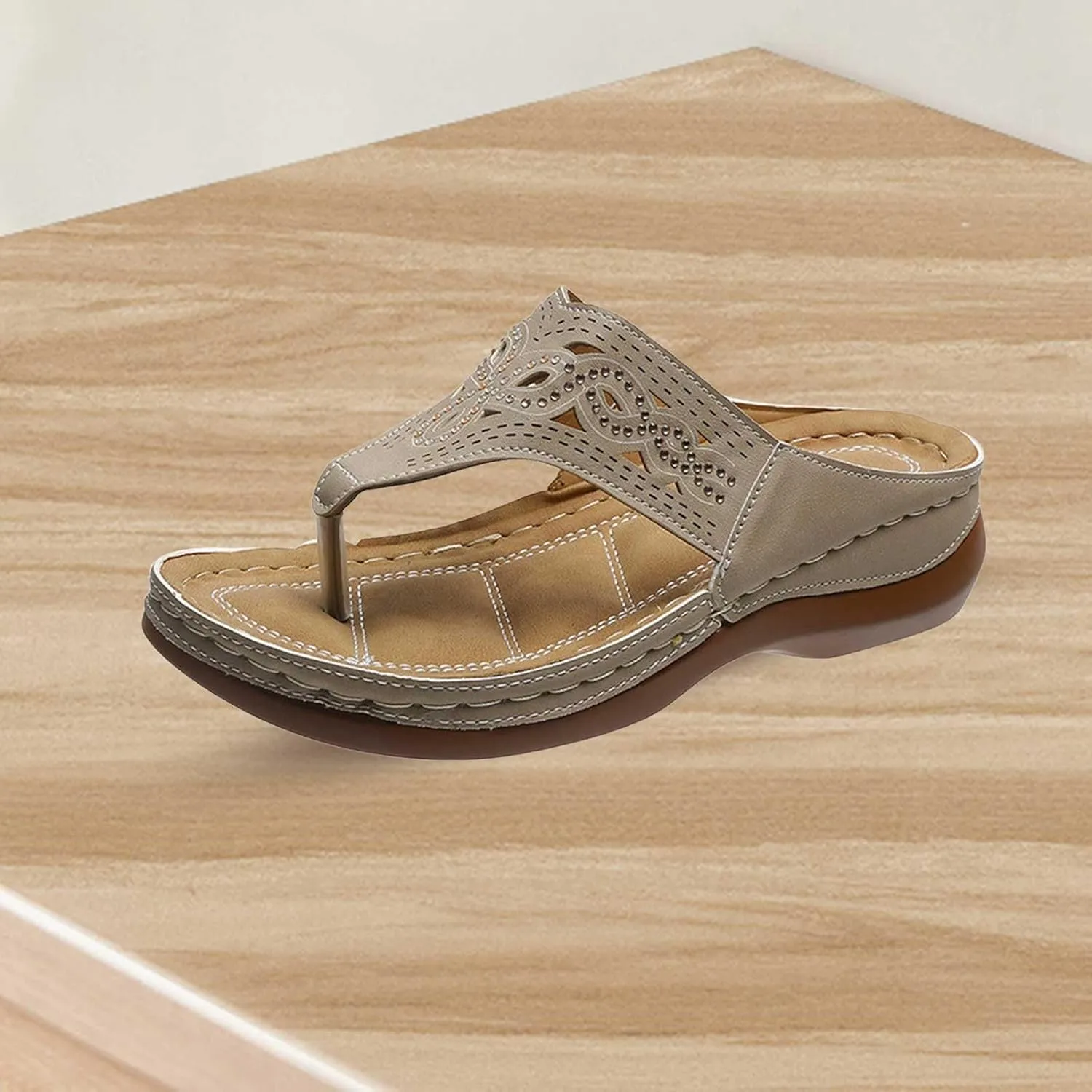 2025 Massage Orthopedic Flip Flops Comfort Orthotic Casual Women Sandals with Arch Support Shower Slippers