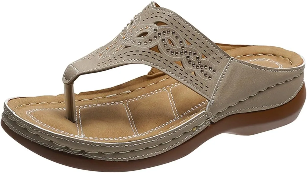 2025 Massage Orthopedic Flip Flops Comfort Orthotic Casual Women Sandals with Arch Support Shower Slippers