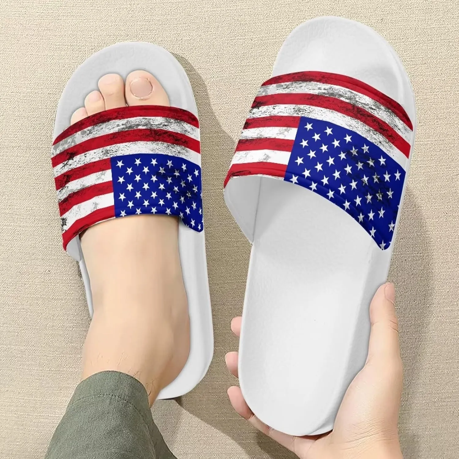 2025 New Cloud Slippers for Men Comfortable Summer Beach Sandals Fashion Lightweight Slip On Bath Slipper for Garden US 5-14 White Sole