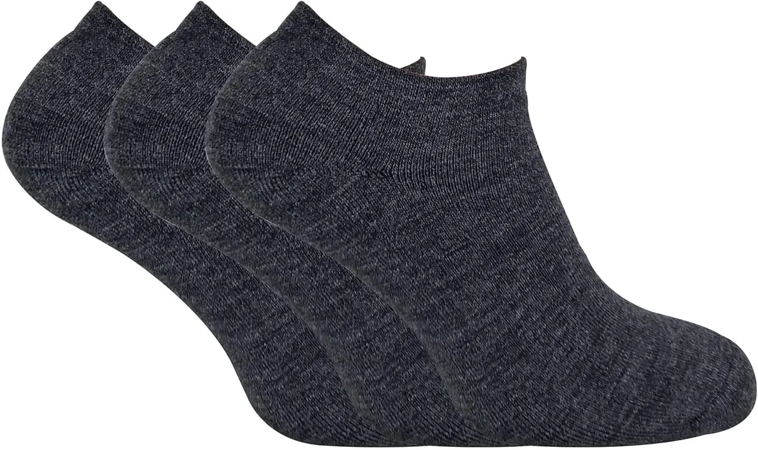 3 Pack Mens Thick Winter Cushion Padded Warm Low Cut Thermal Ankle Sneaker Socks