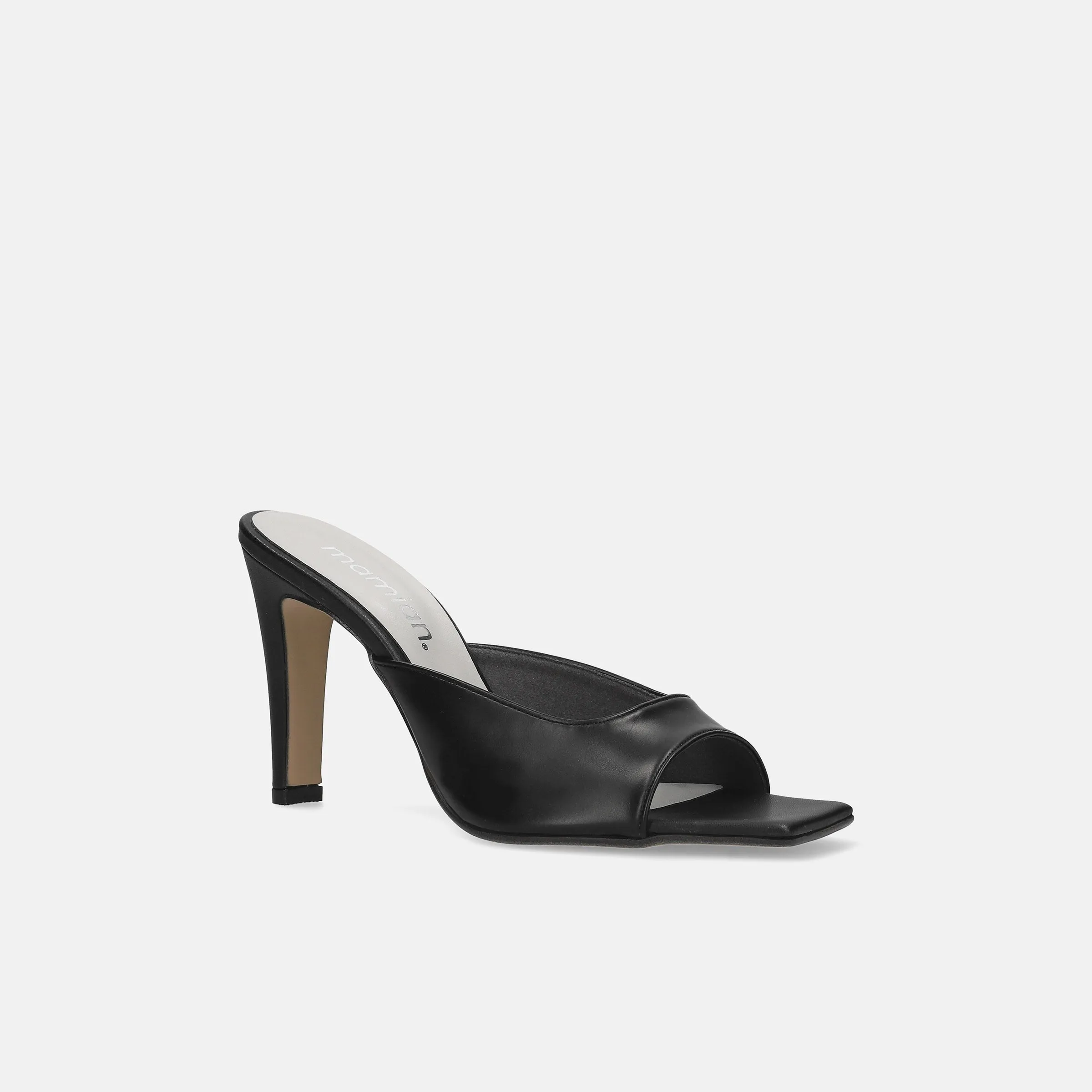 30% OFF: 2022SS: Mesh Design Clear Heel Mule (m96103) Black MS