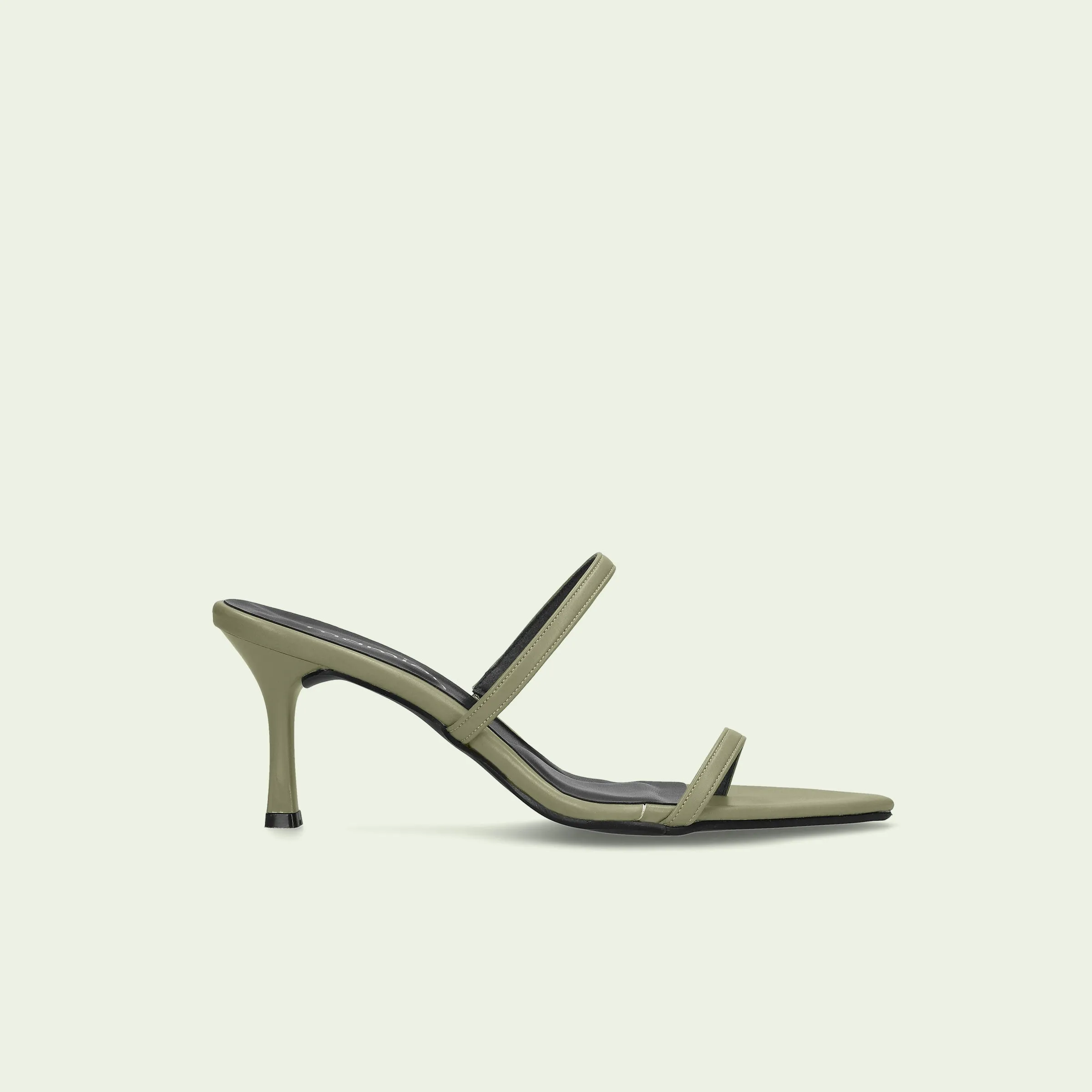 30% OFF: 2022SS: Mesh Design Clear Heel Mule (m96103) Black MS