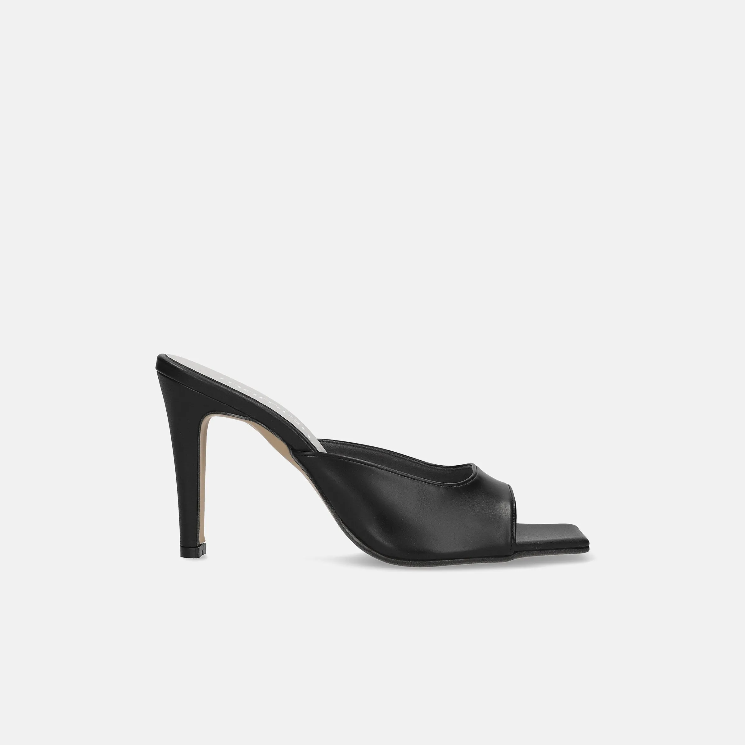 30% OFF: 2022SS: Mesh Design Clear Heel Mule (m96103) Black MS