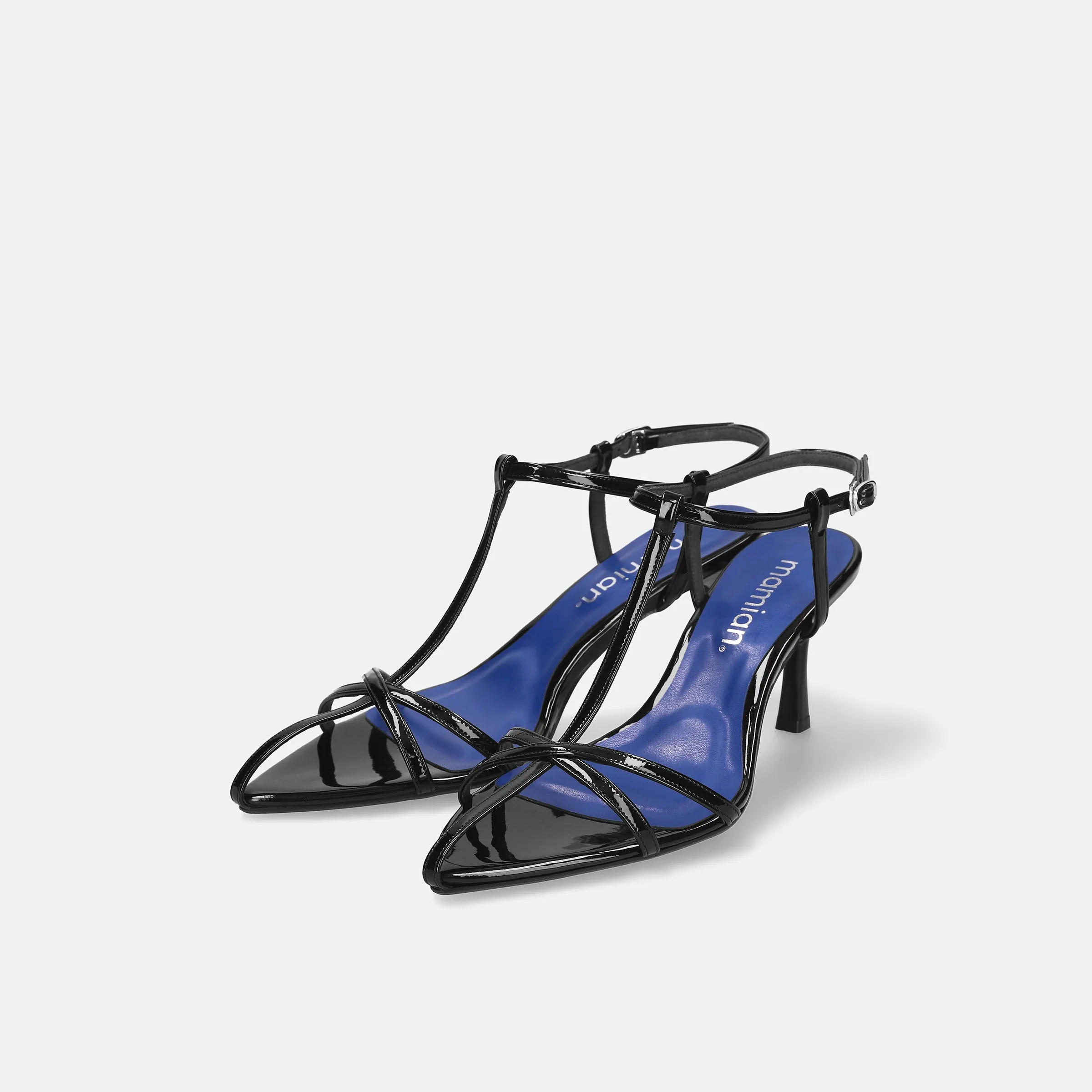 30% OFF: 2022SS: Mesh Design Clear Heel Mule (m96103) Black MS
