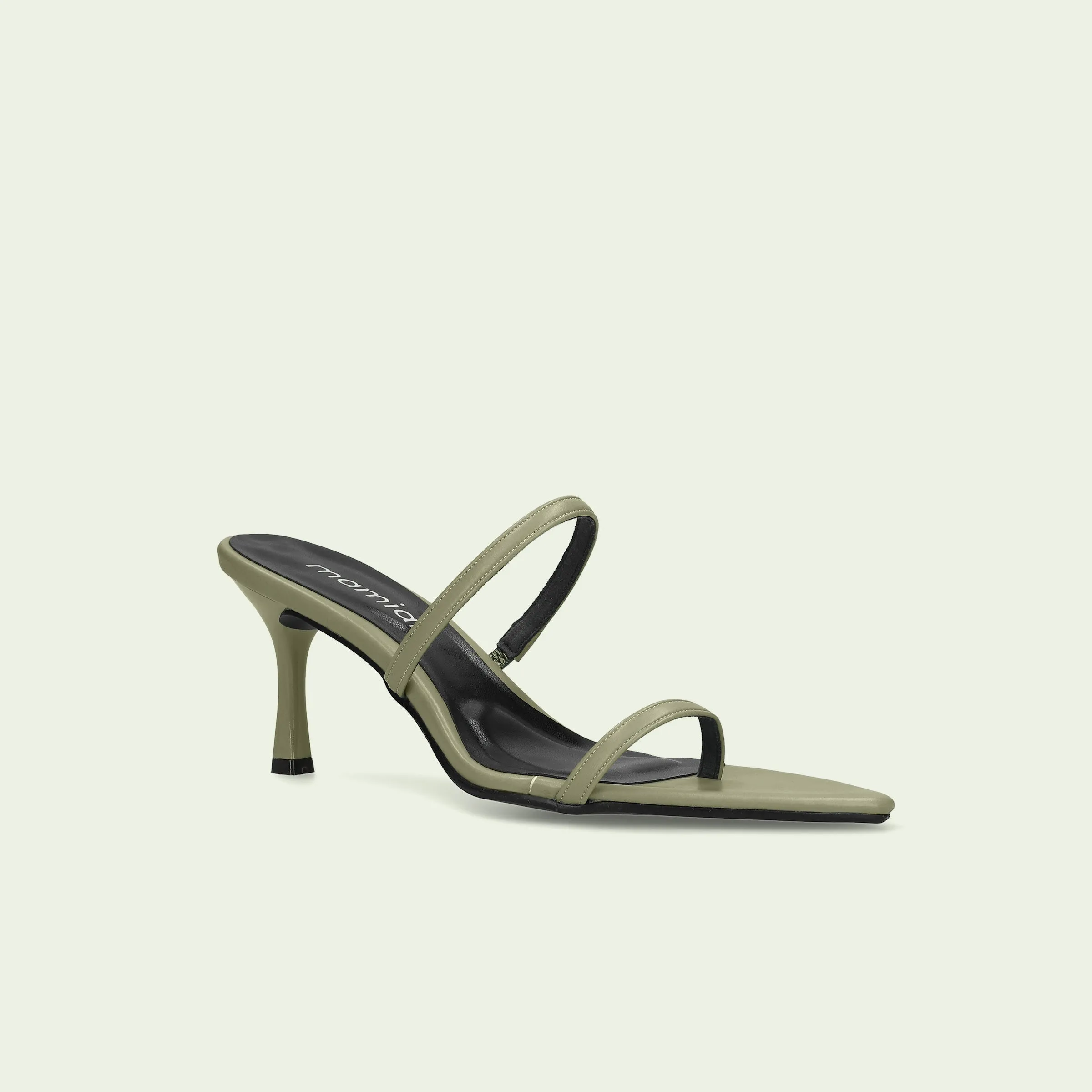 30% OFF: 2022SS: Mesh Design Clear Heel Mule (m96103) Black MS