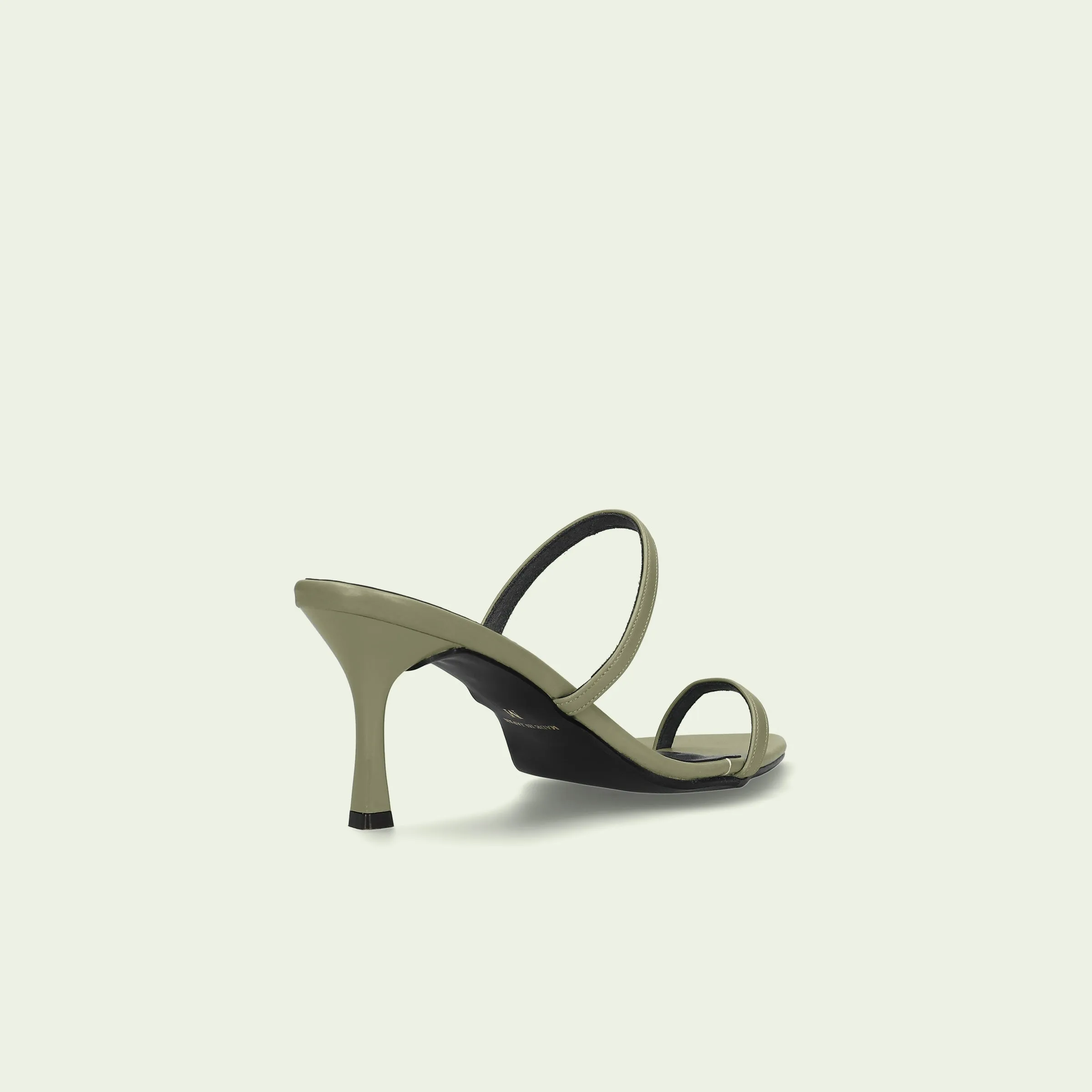 30% OFF: 2022SS: Mesh Design Clear Heel Mule (m96103) Black MS