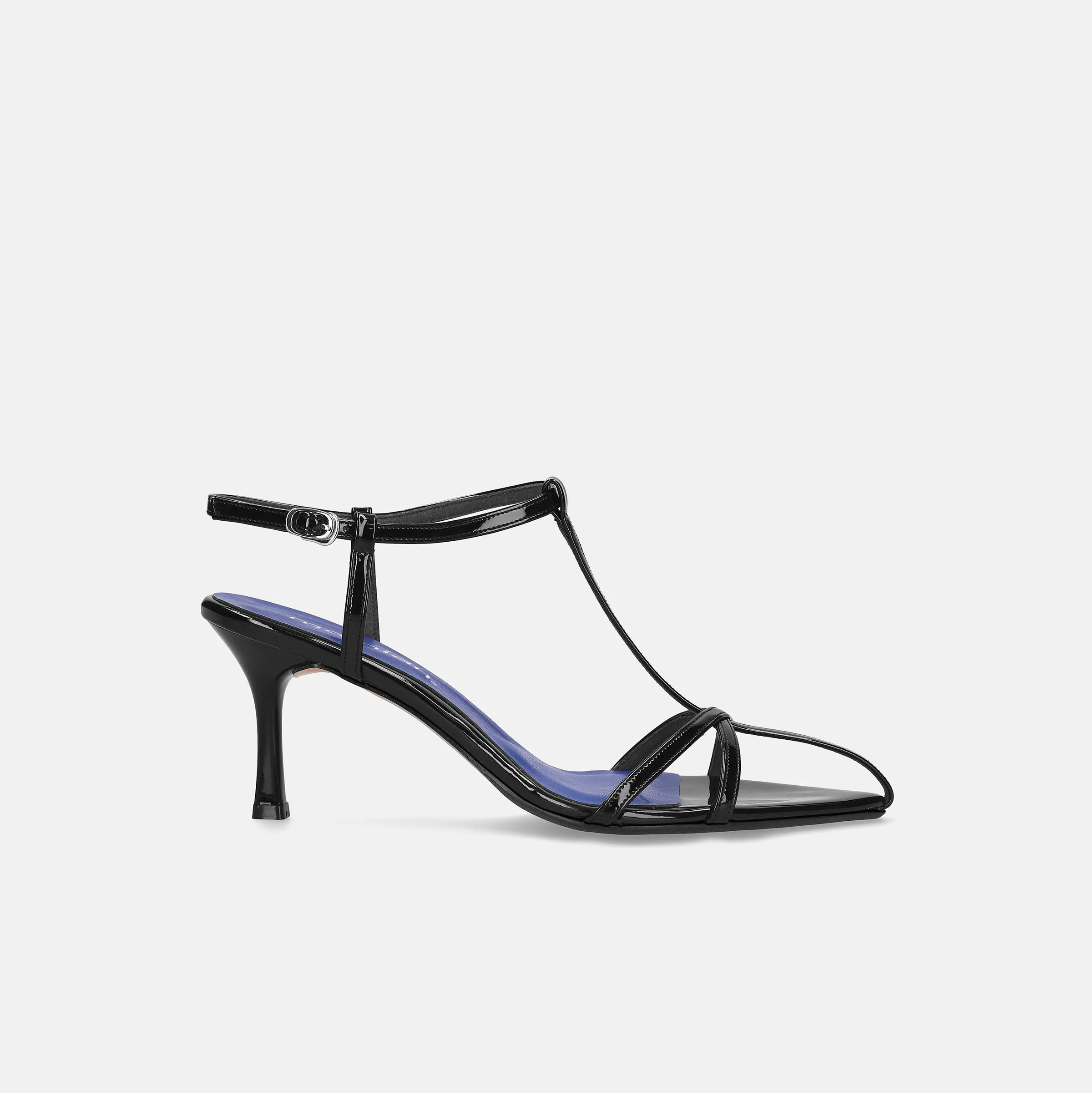 30% OFF: 2022SS: Mesh Design Clear Heel Mule (m96103) Black MS