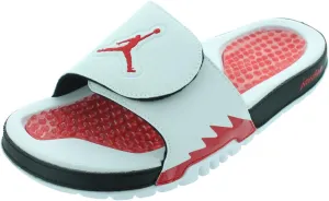555501-101 Men Hydro V Retro Jordan White/Black/FIRE RED