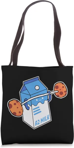 A2 Milk Maker Anime Figurine Kawaii Cookies And Milk Tote Bag