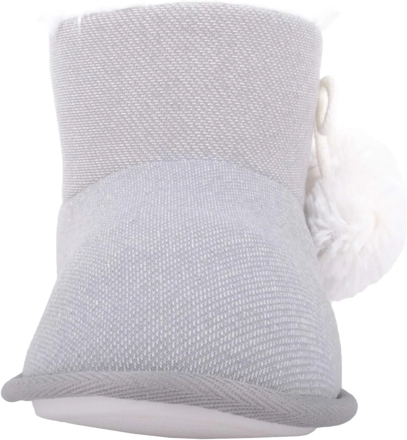 ABSOLUTE FOOTWEAR Arabella, Womens Slip On Winter Bootie Slippers with Pom Pom Design