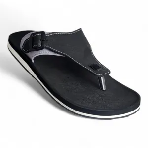 ADDA A1 BLACK/GREY Men's Slipper/Chapple/Flip flop
