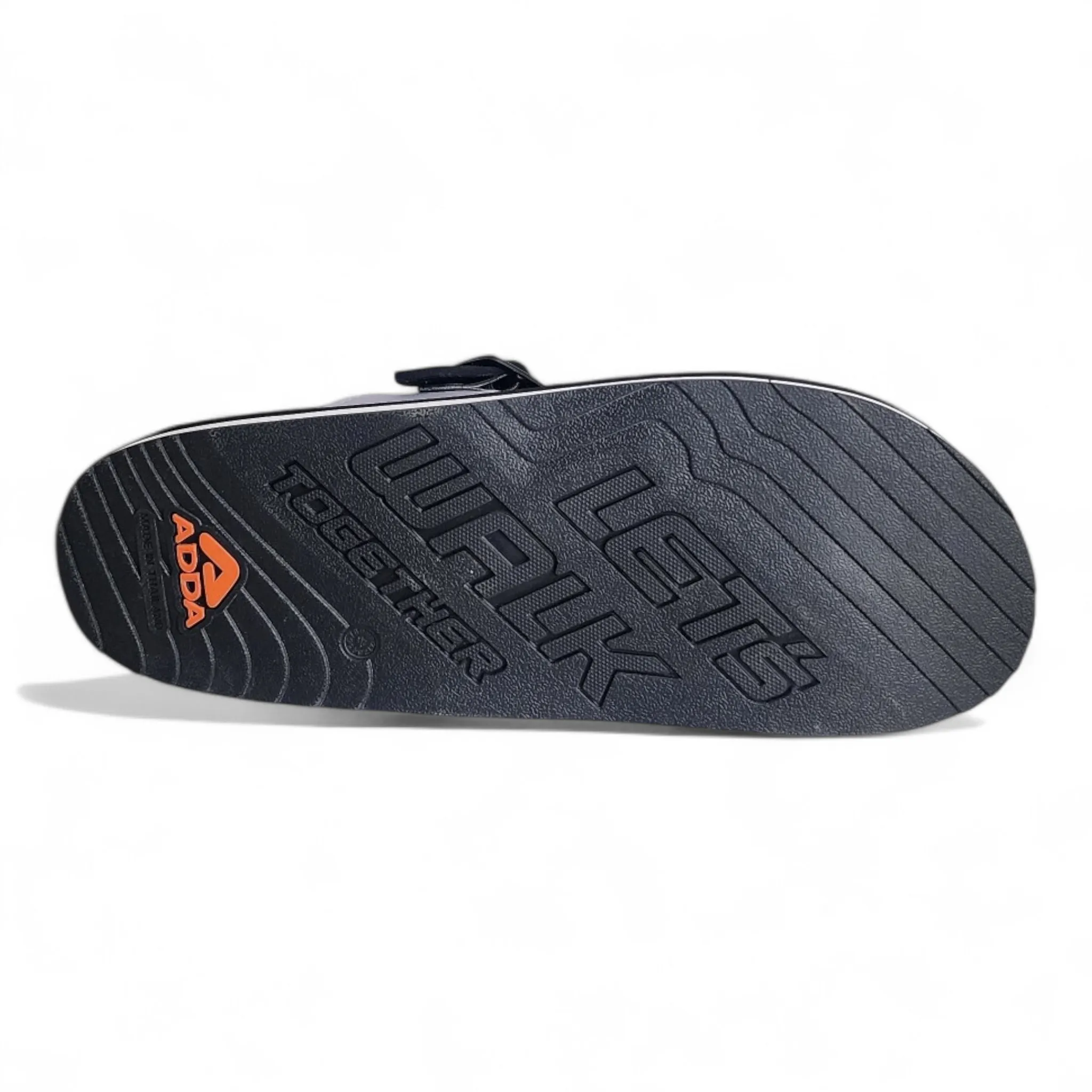ADDA A1 BLACK/GREY Men's Slipper/Chapple/Flip flop