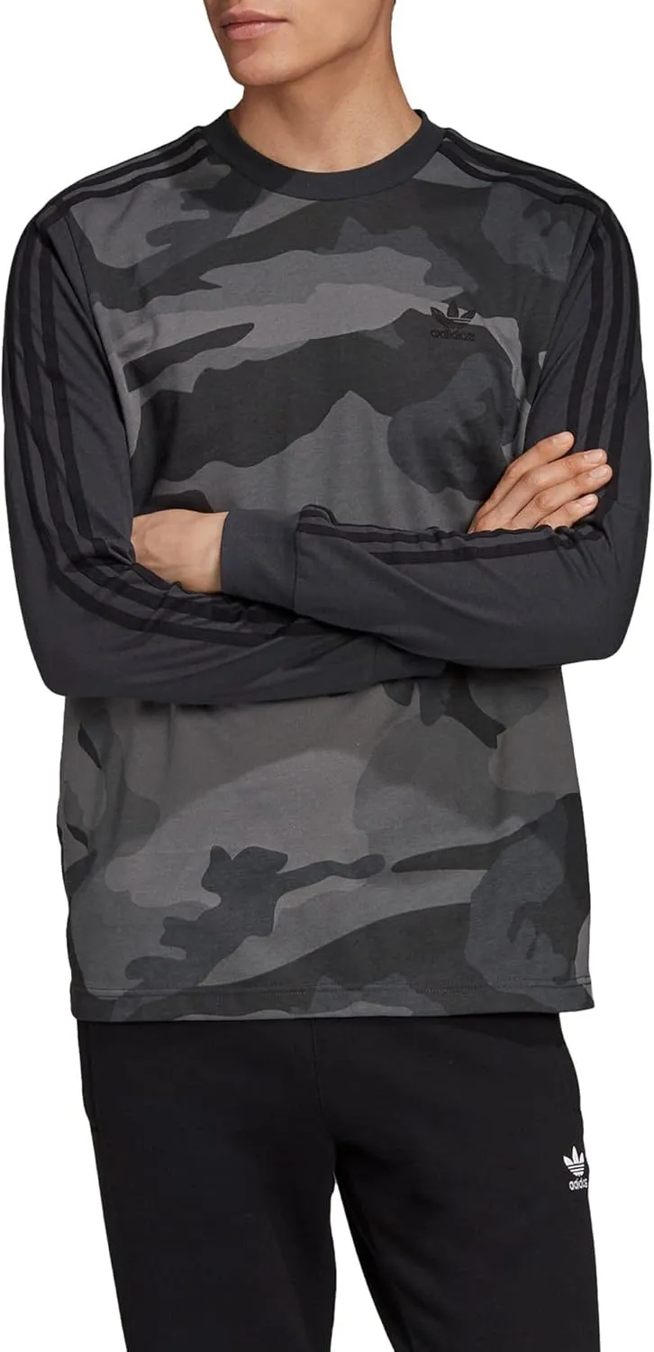 adidas Originals Men's Camo Long-Sleeve Tee