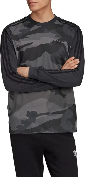 adidas Originals Men's Camo Long-Sleeve Tee