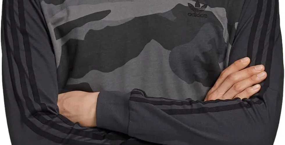 adidas Originals Men's Camo Long-Sleeve Tee