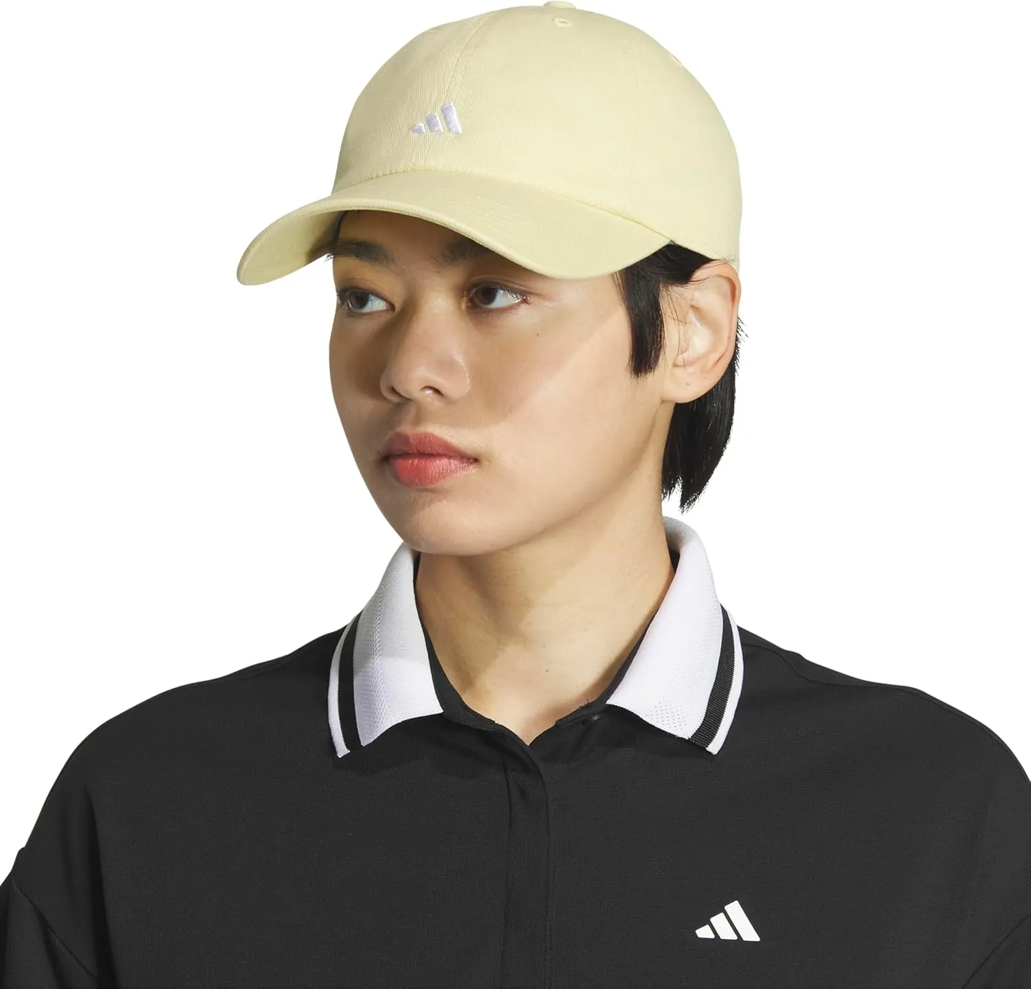 adidas Women's Saturday Hat, relaxed fit athletic adjustable cotton baseball cap