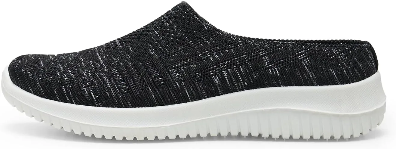 Alexis Leroy Women's Lightweight Breathable Mesh Slippers Anti-Slip Durable Indoor Outdoor Mule Slippers Casual Mesh Lazy Shoes