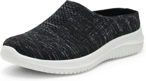 Alexis Leroy Women's Lightweight Breathable Mesh Slippers Anti-Slip Durable Indoor Outdoor Mule Slippers Casual Mesh Lazy Shoes