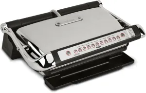 All-Clad Electric Indoor Grill, AutoSense Stainless Steel Panini Grill Press Sandwich Maker, Automatic 1800W Smokeless, Removable Plates, Dishwasher Safe