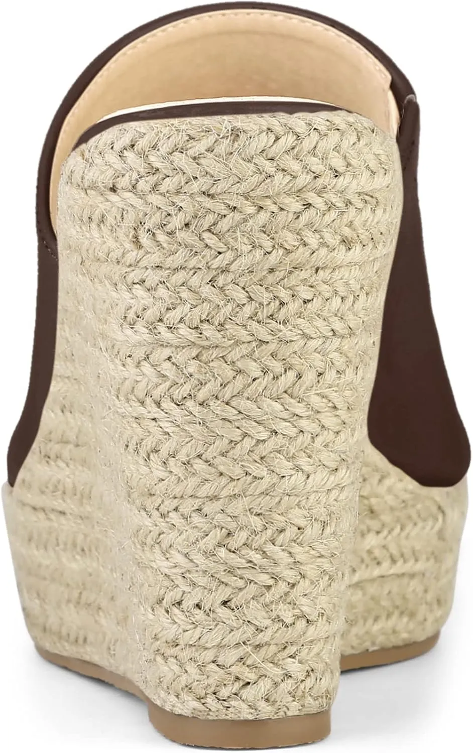 Allegra K Women's Slip on Platform Sandals Espadrilles Wedges Slides Mules