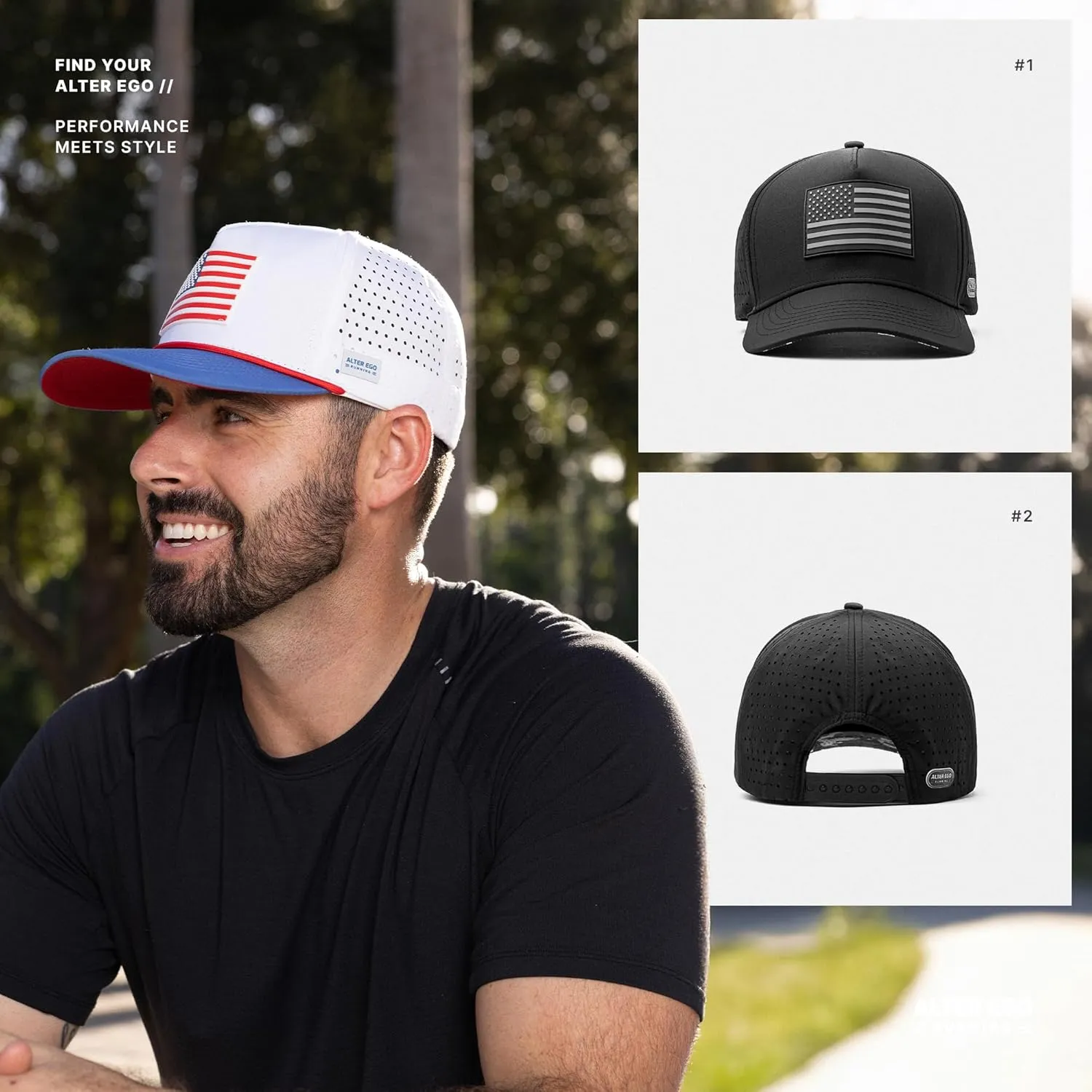Alter Ego Coaster Splash Running Hat – Lightweight, Water Repellent, Men & Women