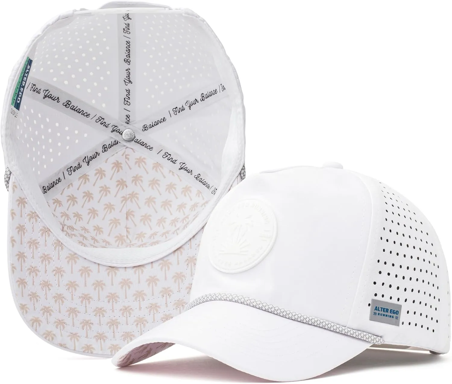Alter Ego Traveler Splash Performance Hat – Lightweight, Breathable, Water-Resistant Adjustable Cap for Running, Workout