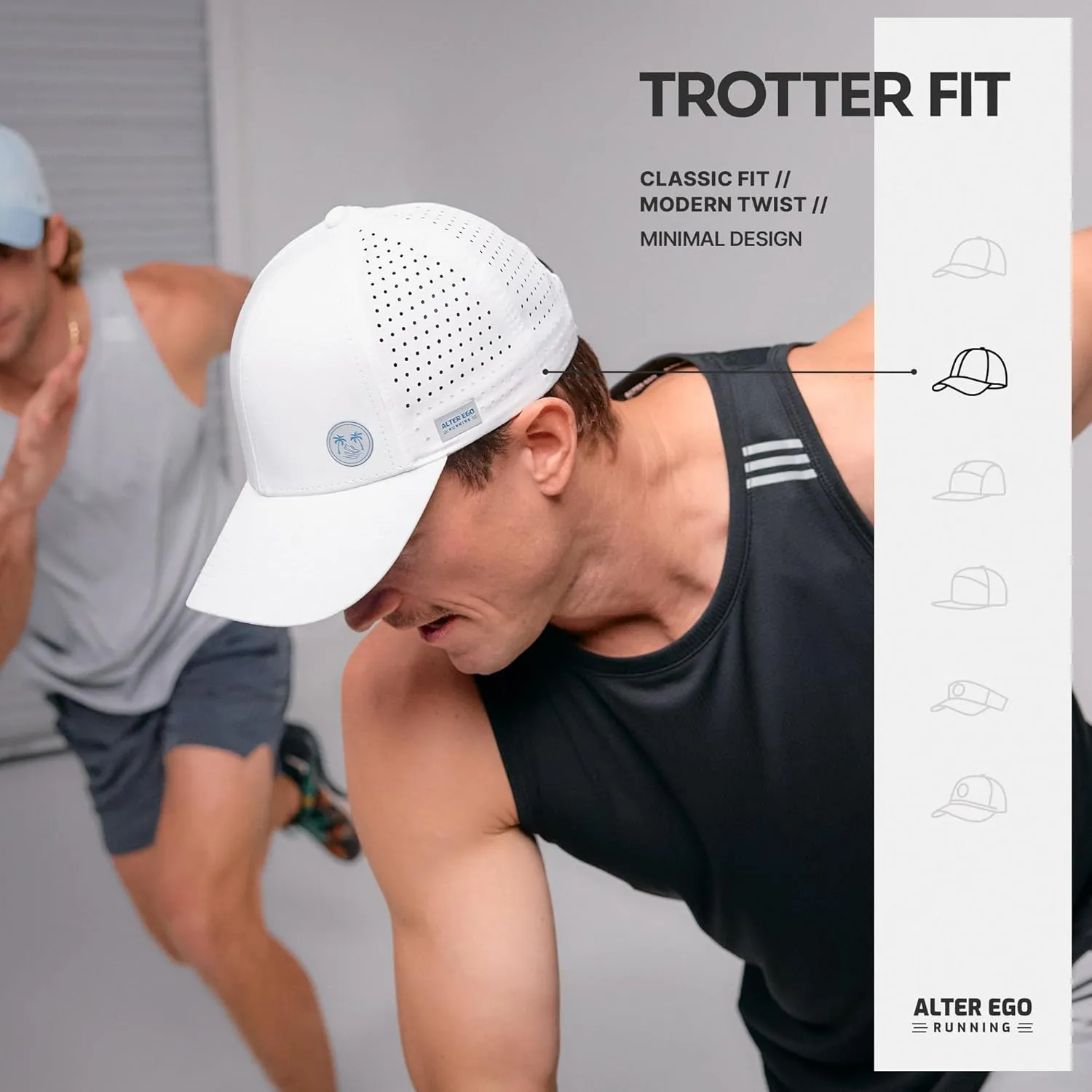 Alter Ego Trotter Splash Running Hat – Lightweight, Water Repellent, Men & Women