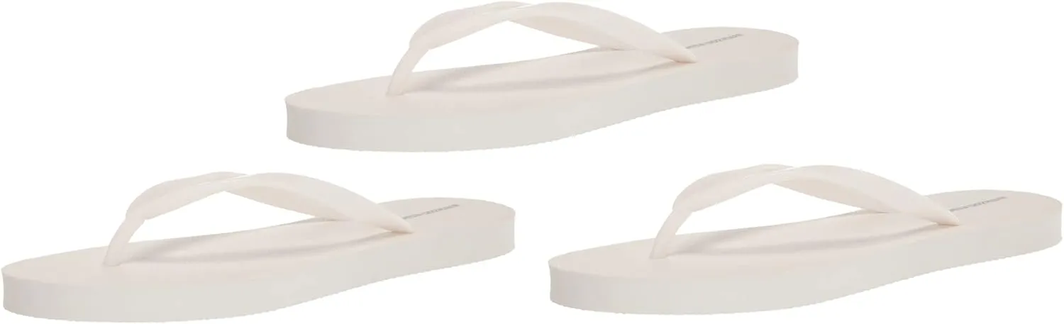 Amazon Essentials Women's Flip Flops, Pack of 3