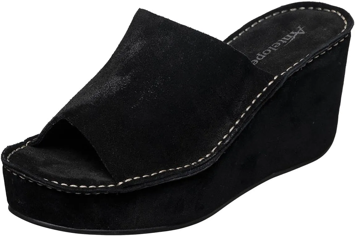 Antelope Women's Wesley Suede Wedge Sandals