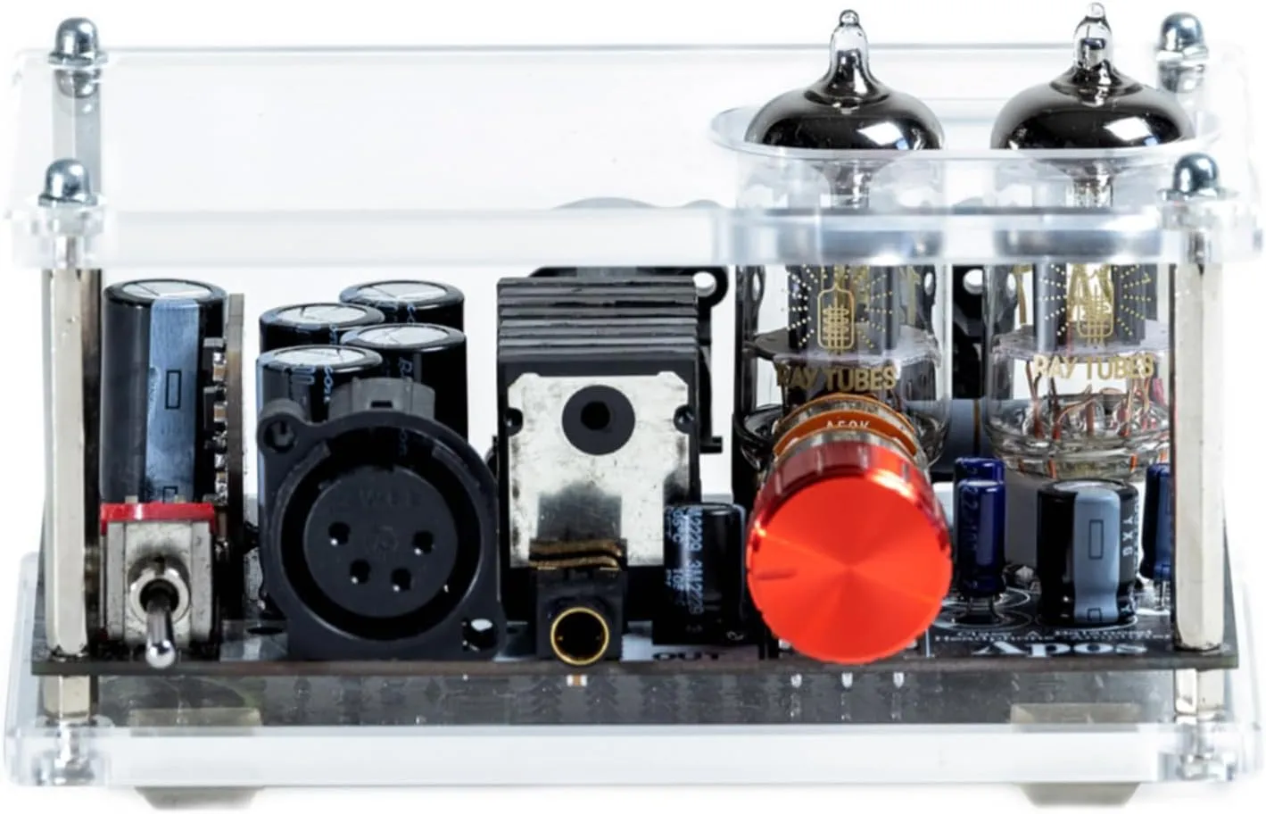 Apos Gremlin Headphone Amp,Headphone Tube Amplifier,Class A Balanced Tube Amp,Replaceable Tubes 12au7,6922/XLR,4.4mm Balanced Interface.Amp for HiFi Desktop Speakers,Loved by Audio Enthusiasts