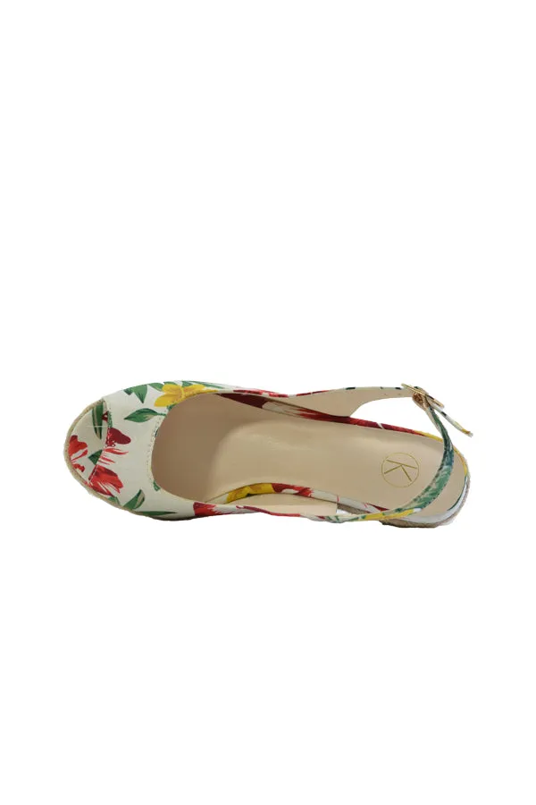 APRICOT-WHITE FLORAL