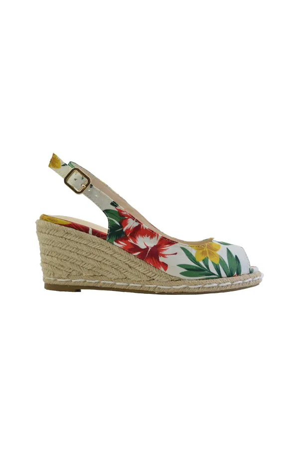 APRICOT-WHITE FLORAL