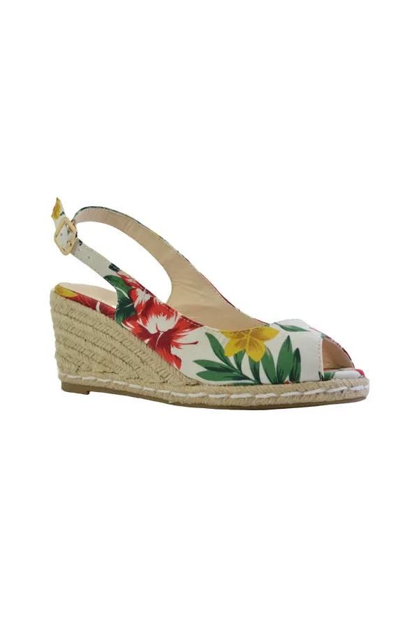 APRICOT-WHITE FLORAL