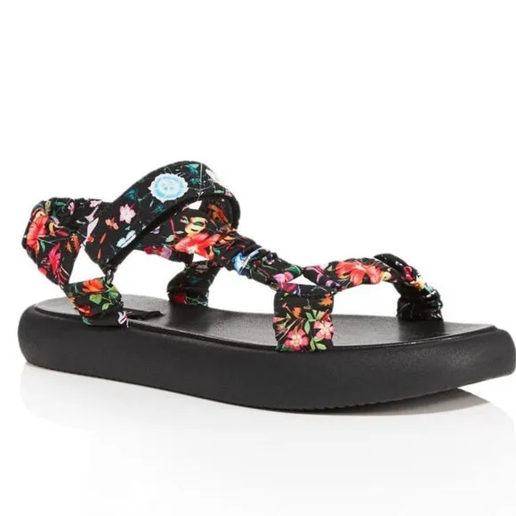 Aqua Women's Tenly Platform Sandals Floral 8.5M