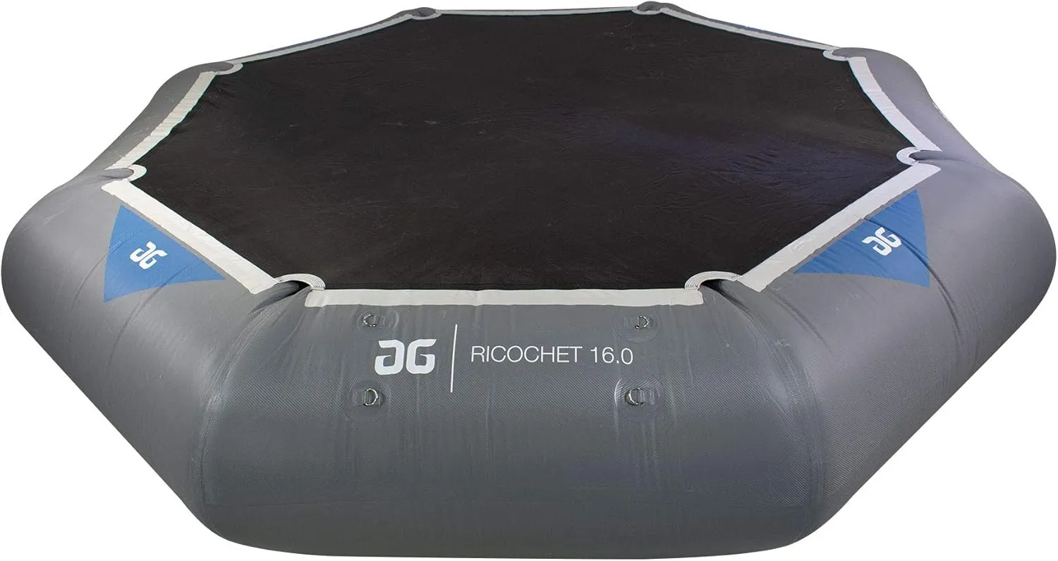 AQUAGLIDE Ricochet Bouncer 16.0 Inflatable Trampoline with C-Deck, 16'