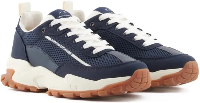 Armani Exchange Men's Waffle Tread Logo Aspen Sneaker