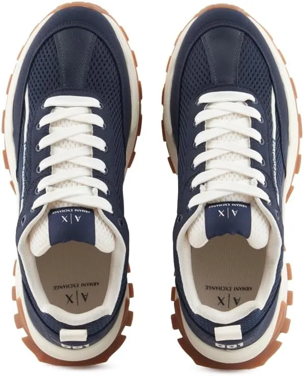 Armani Exchange Men's Waffle Tread Logo Aspen Sneaker