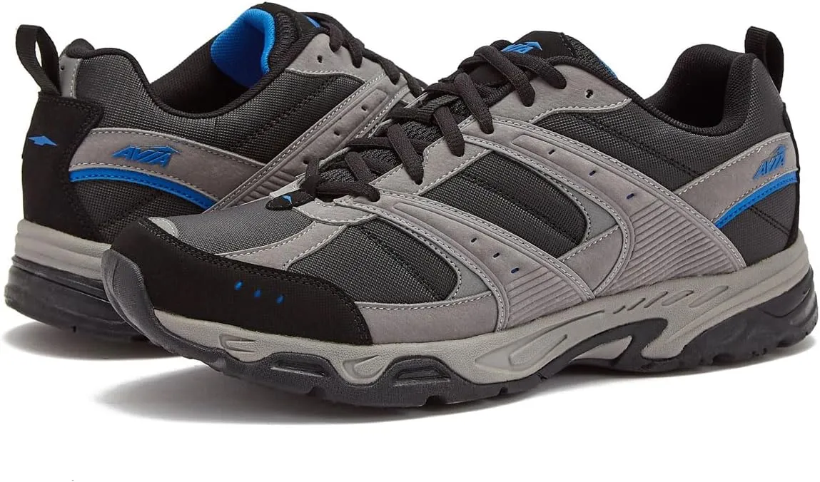 Avia Avi-Verge Mens Sneakers - Cross Trainer Mens Tennis Shoes, Pickleball or Walking Shoes for Men, Medium or Extra Wide Width Court Shoes Size 7 to 16