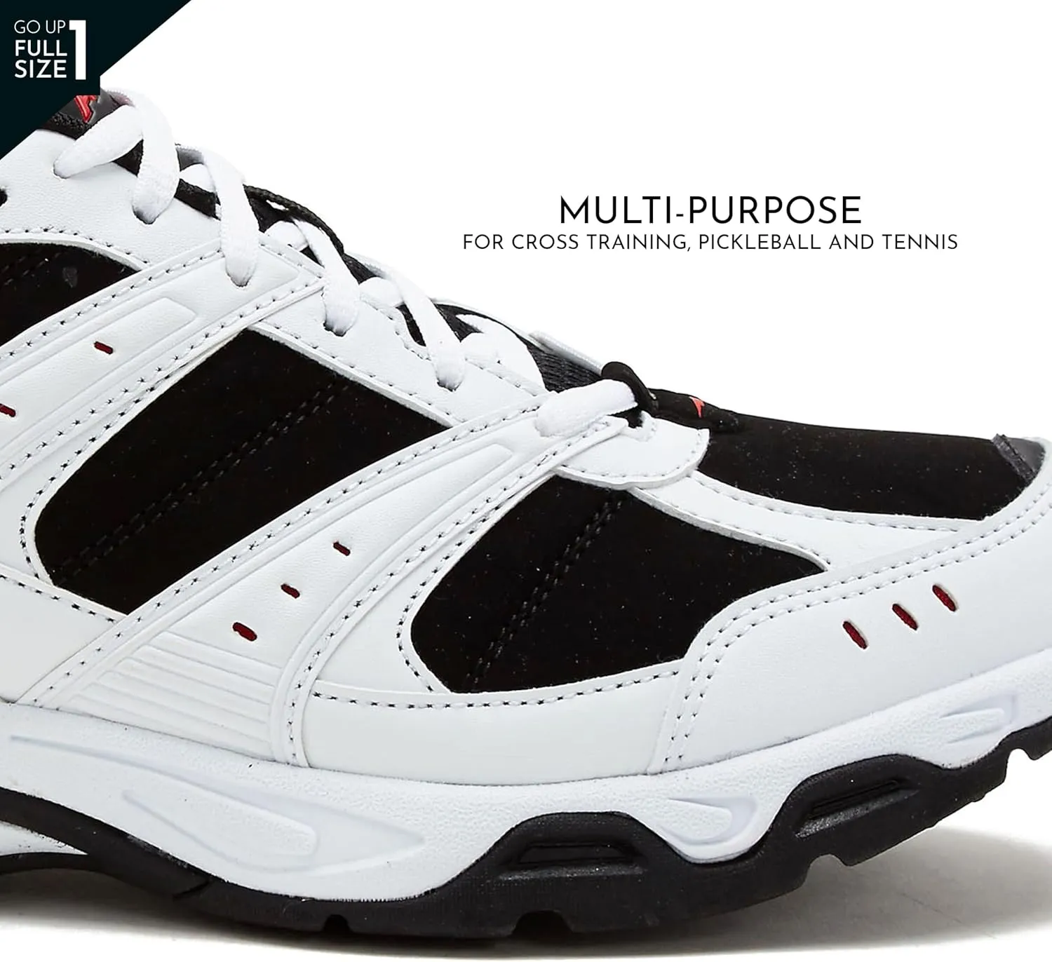 Avia Avi-Verge Mens Sneakers - Cross Trainer Mens Tennis Shoes, Pickleball or Walking Shoes for Men, Medium or Extra Wide Width Court Shoes Size 7 to 16