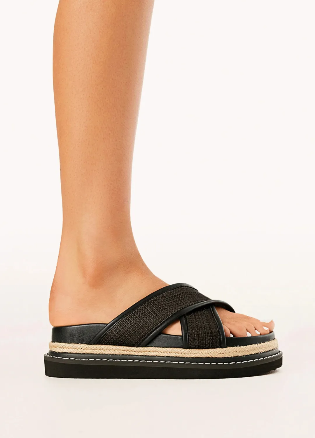 Aysha (Black) Raffia