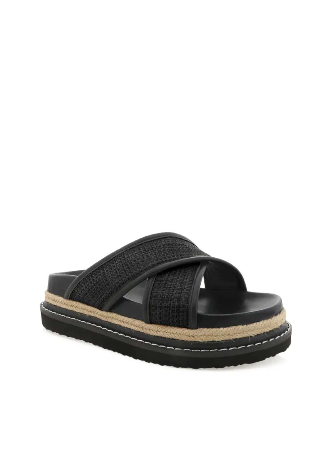 Aysha (Black) Raffia