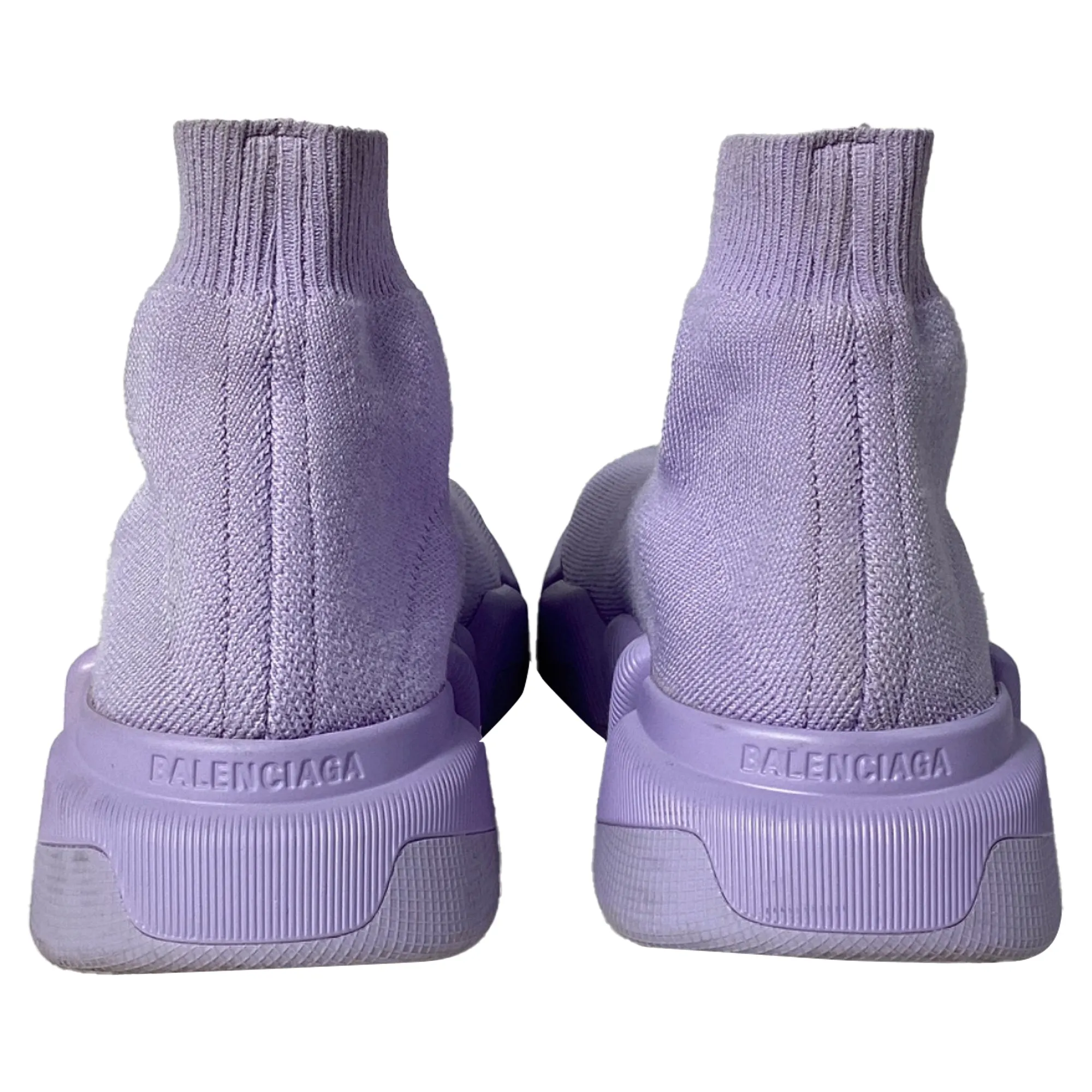 Balenciaga Speed 2.0 Trainer Shoes in Purple Polyester
