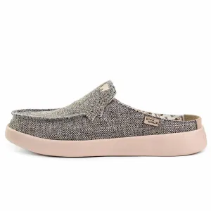 Barbeach Mule Woven Canvas Brown