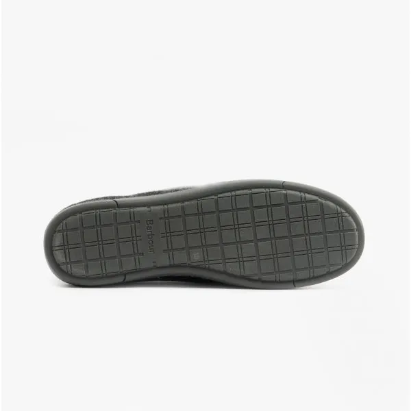 Barbour RICHIE Mens Mule Slippers Grey