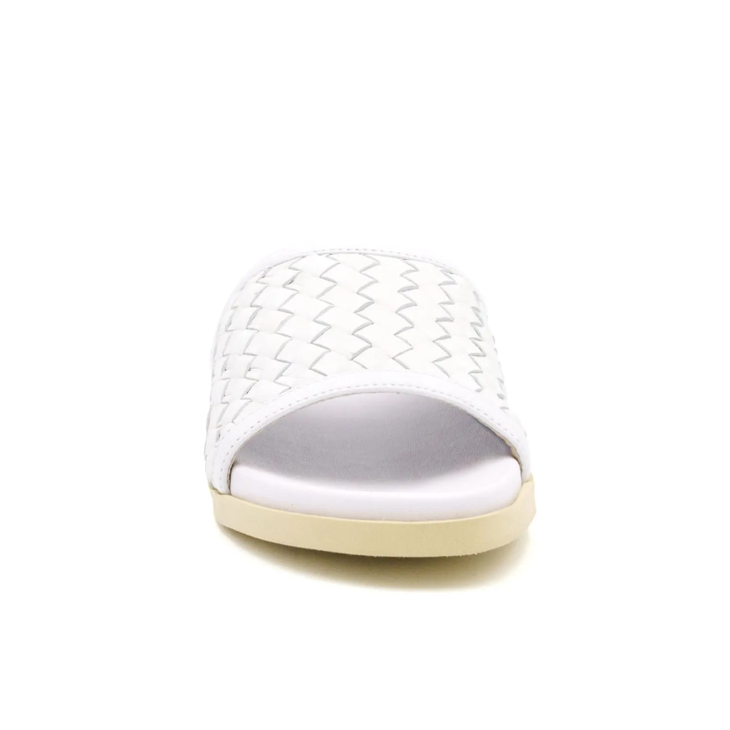 Barca Bianco Woven Comfort Mule