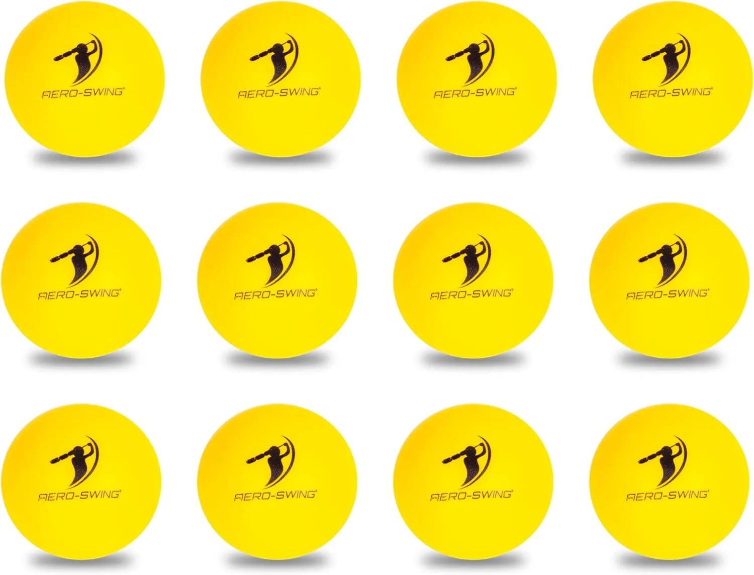 Baseball & Softball Swing Trainer and 12 Durable Foam Balls Bat Swing Air Resistance, Baseball and Softball Training Tool, Batting Aid for Speed and Accuracy