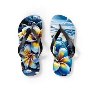 Beach Graphic Floral Flip Flop Sandals